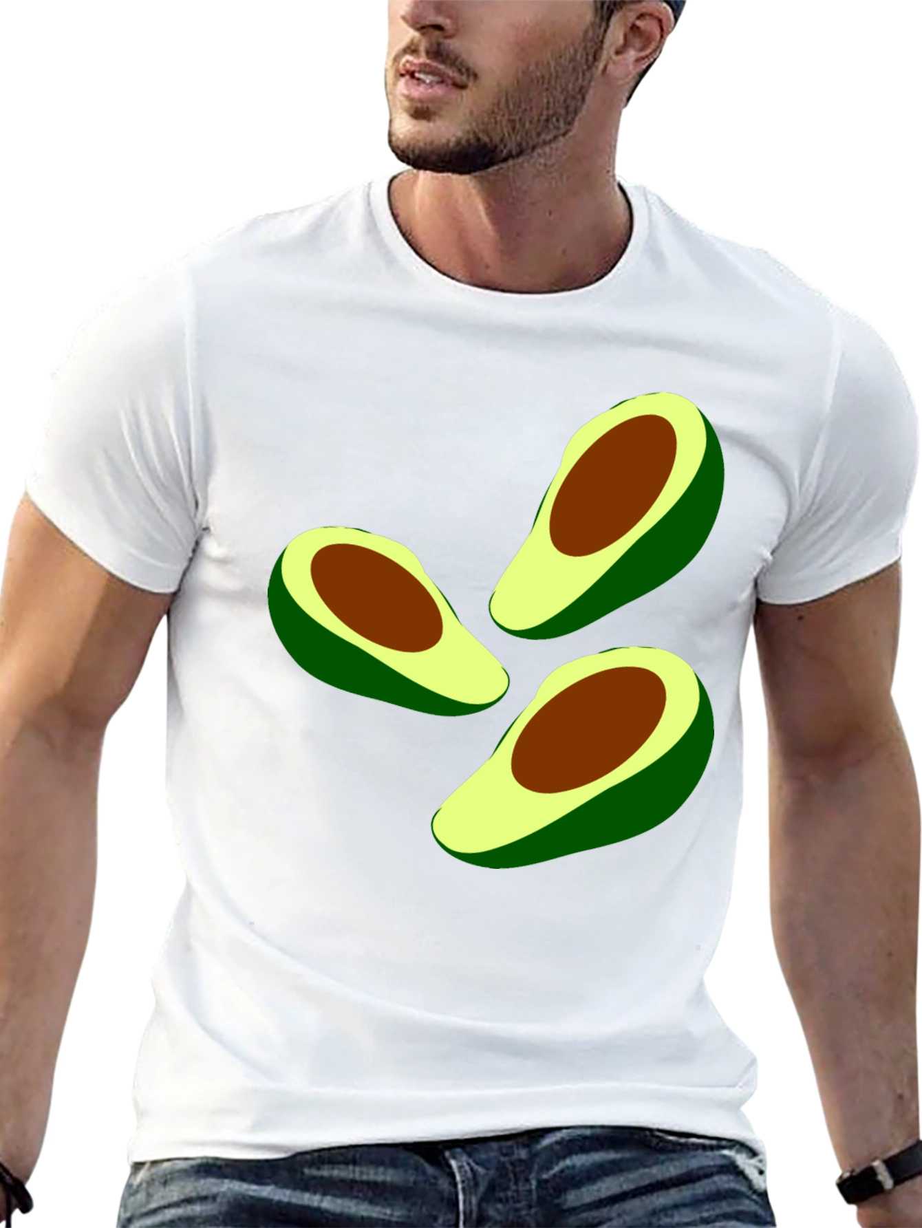 Avocado Graphic Tee - Casual Comfort