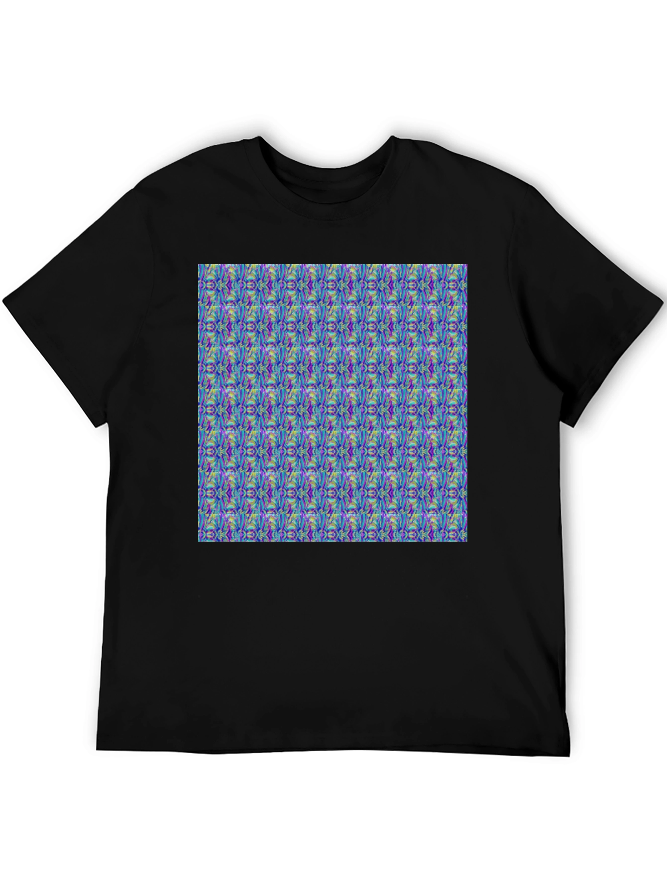 Patterned Graphic T-Shirt