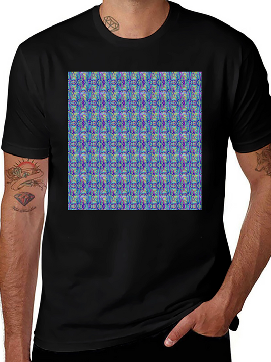 Patterned Graphic T-Shirt
