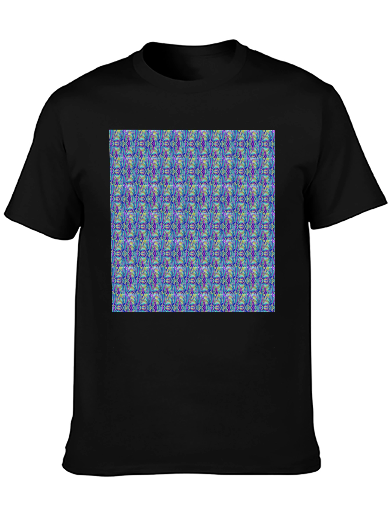 Patterned Graphic T-Shirt