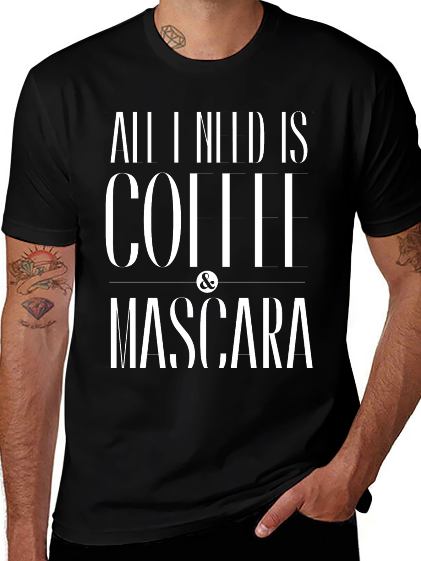 Coffee & Mascara Graphic T-Shirt