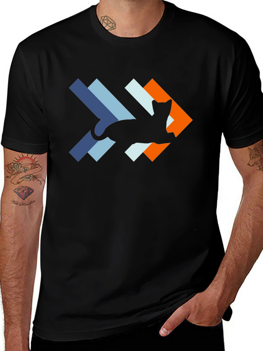 Retro Cat T-Shirt - Cool Graphic Tee for Cat Lovers