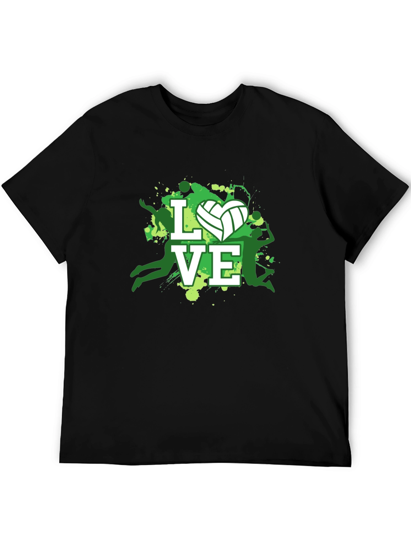 Volleyball Love Graphic Tee - Sporty Casual T-Shirt