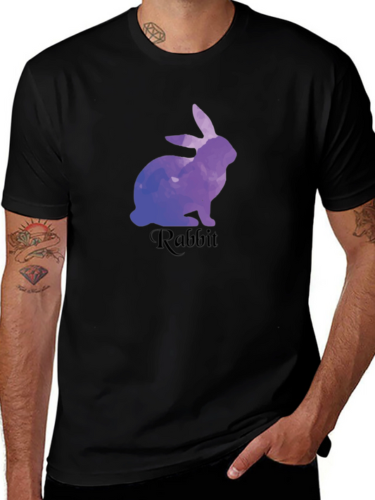 Rabbit Watercolor Graphic T-Shirt - Unique Design