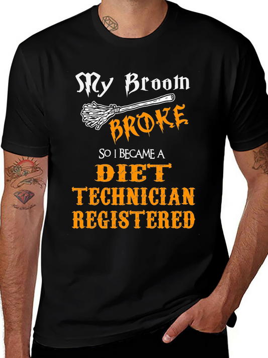Diet Technician Funny Halloween T-Shirt