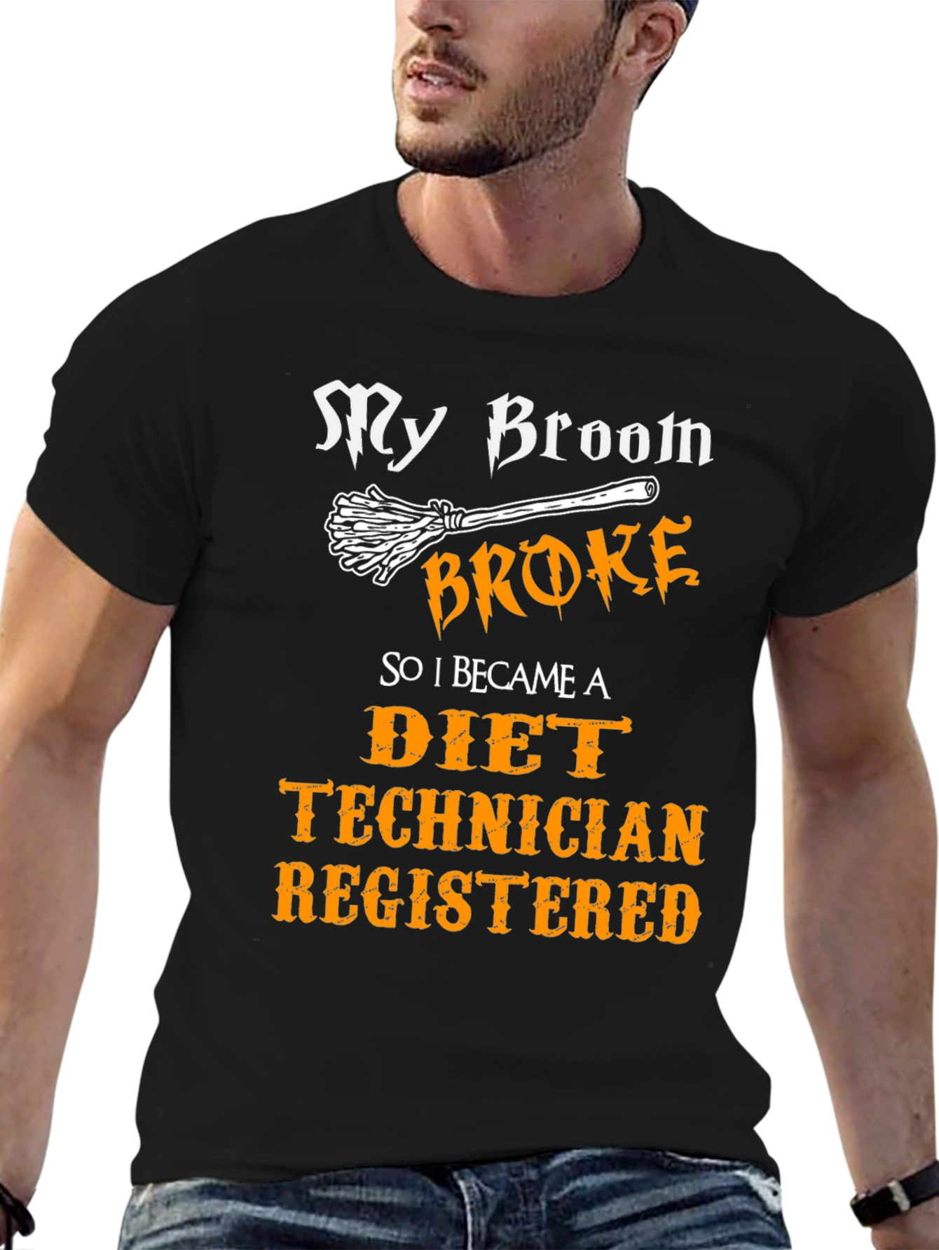 Diet Technician Funny Halloween T-Shirt