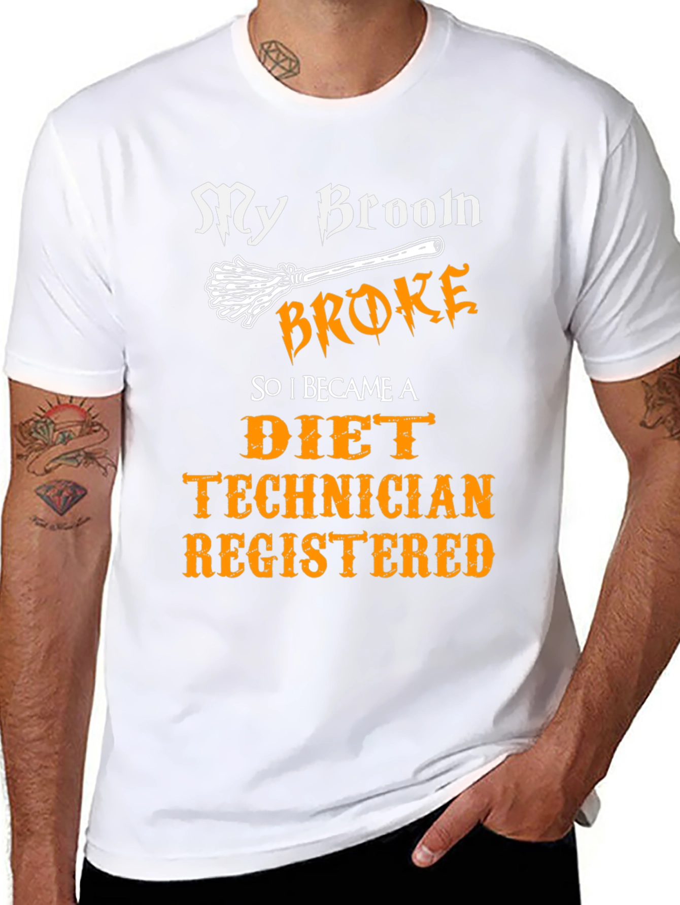 Diet Technician Funny Halloween T-Shirt
