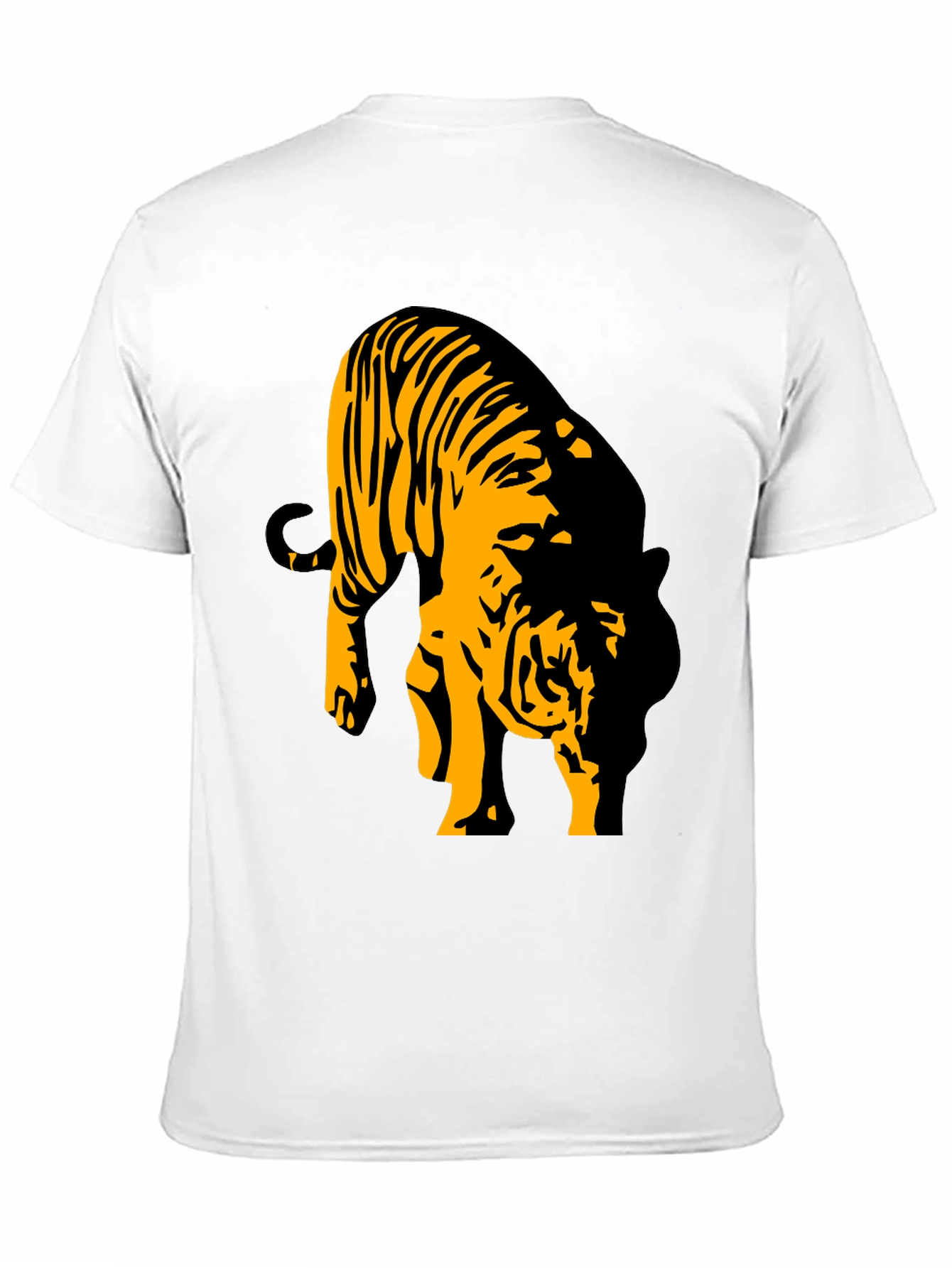 Black Tiger Graphic T-Shirt for Men