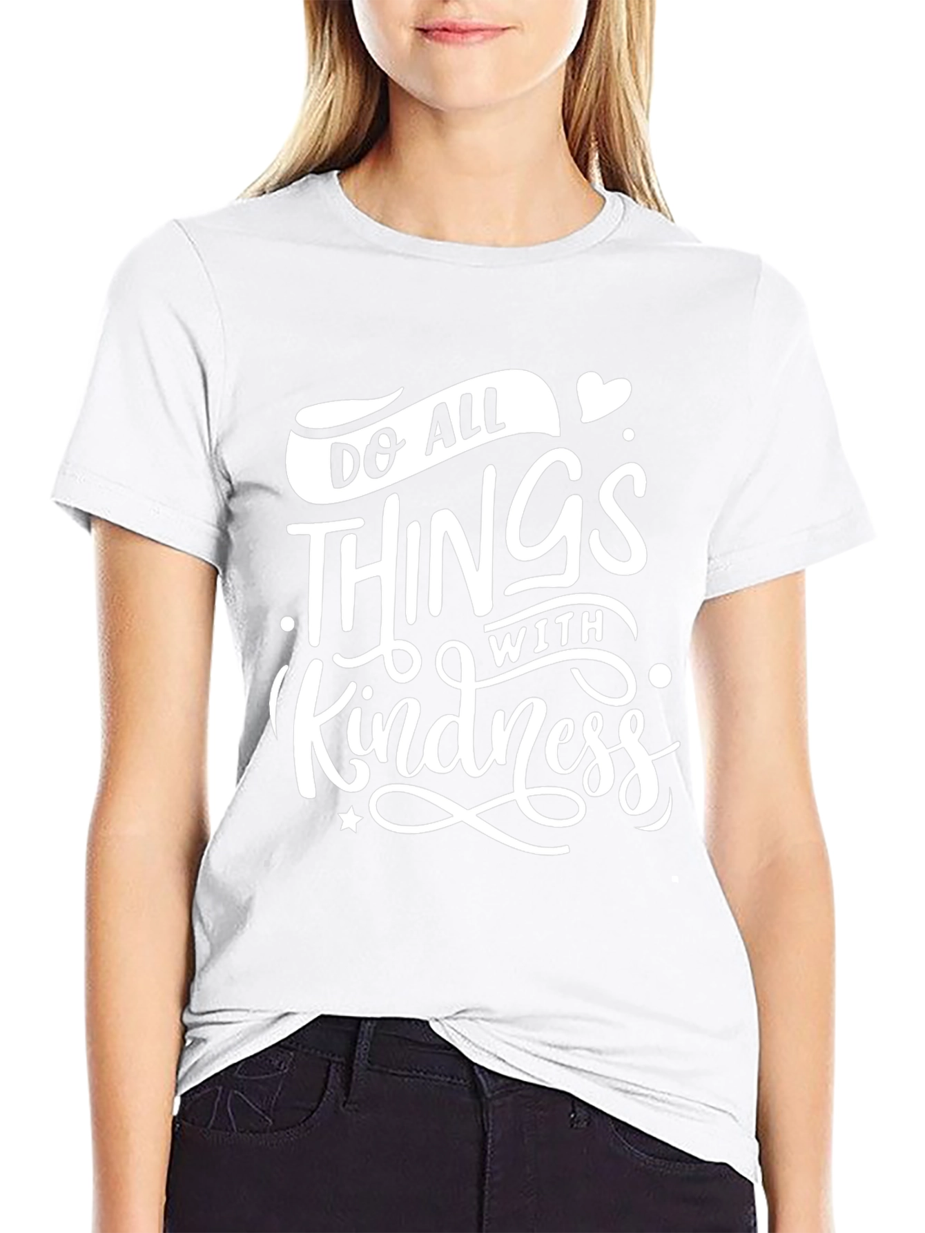 Do All Things With Kindness Black T-Shirt