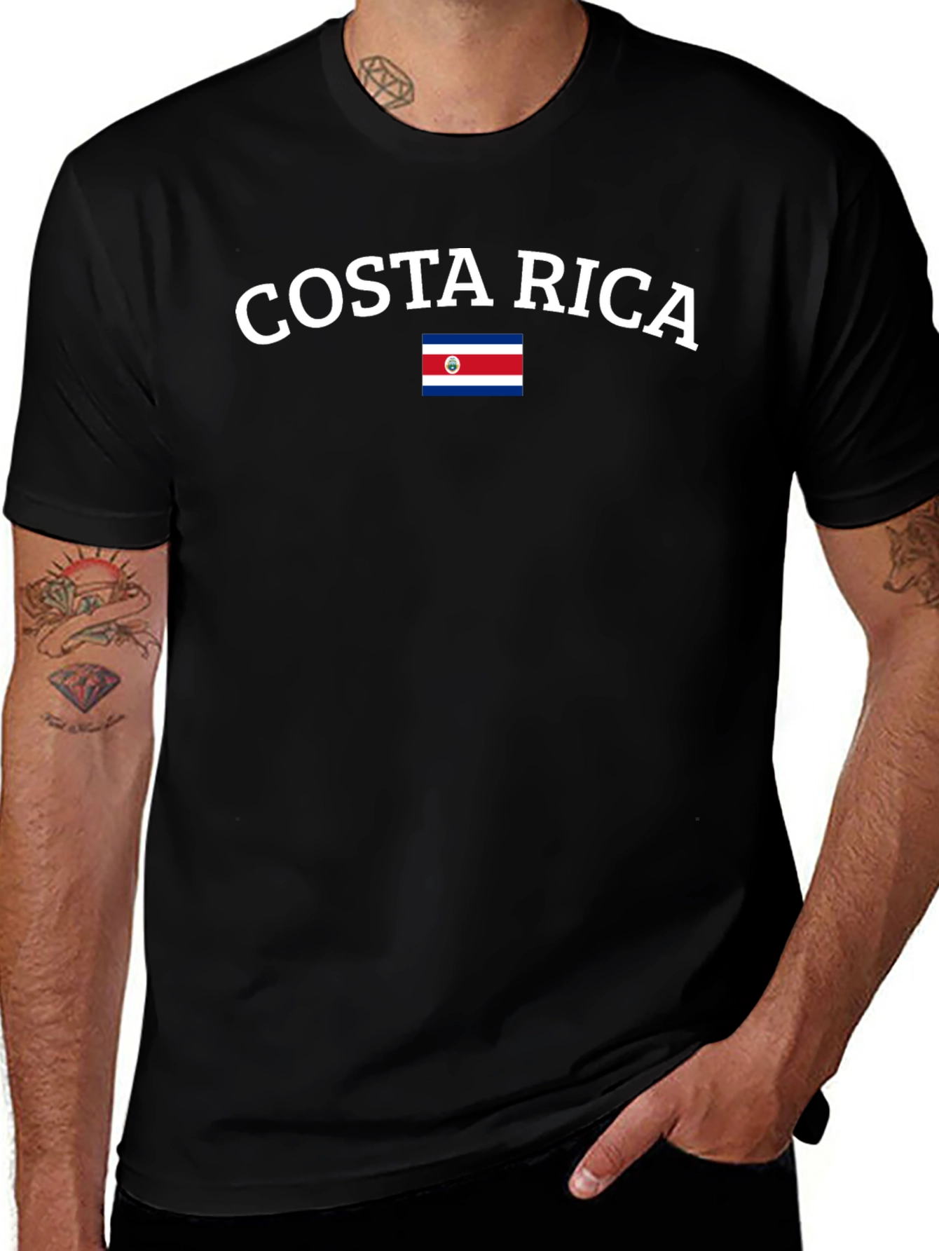 Costa Rica Flag T-Shirt - Stylish National Pride Tee