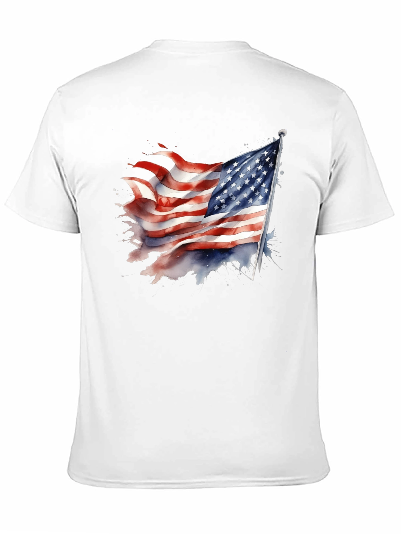 USA Flag Graphic Tee - Patriotic T-Shirt