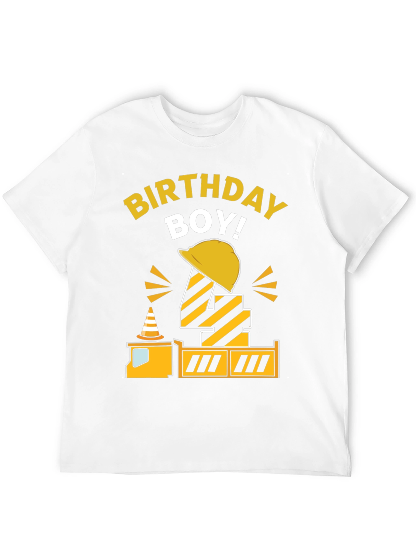 Birthday Boy Construction Theme Shirt