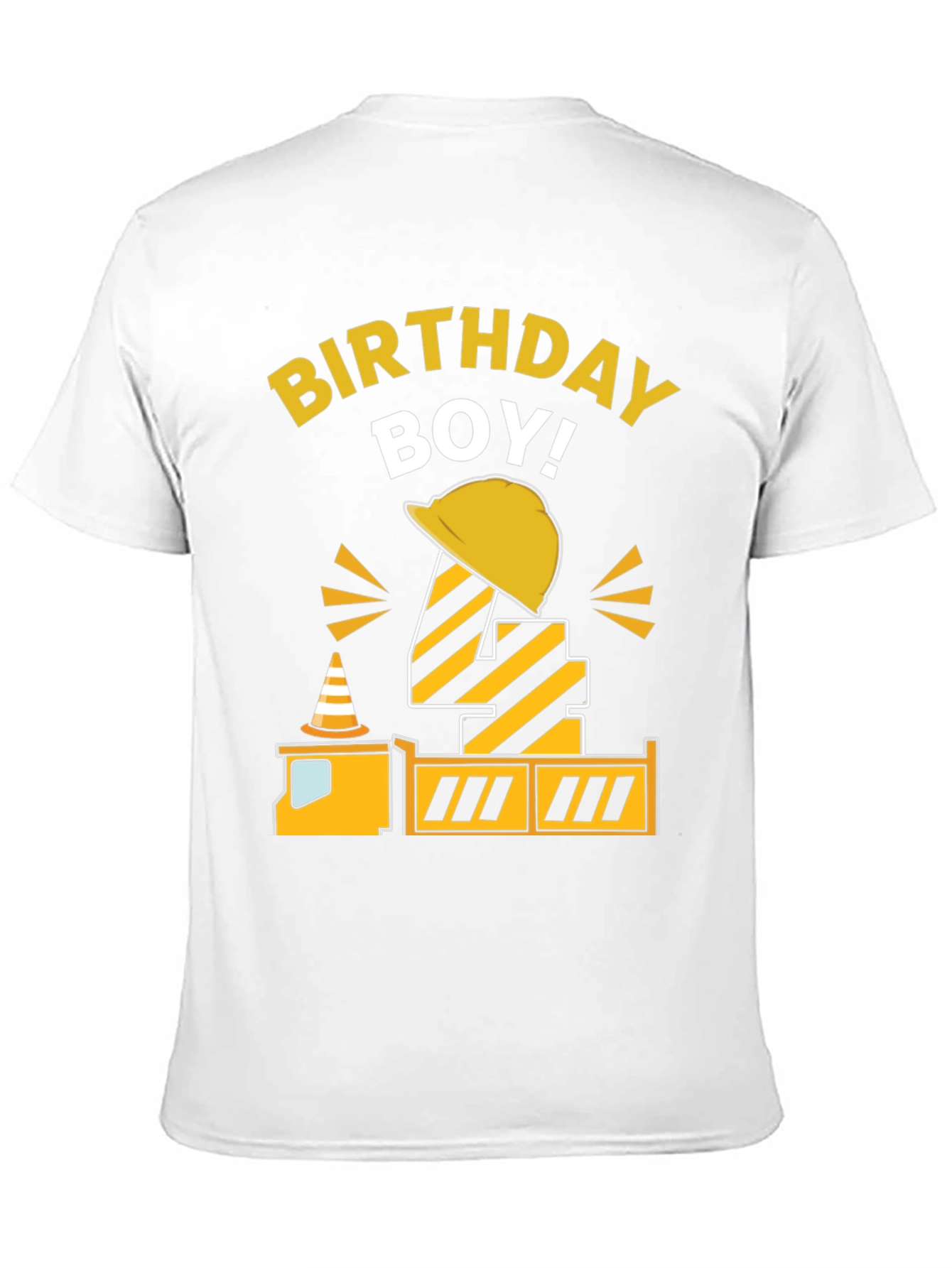 Birthday Boy Construction Theme Shirt