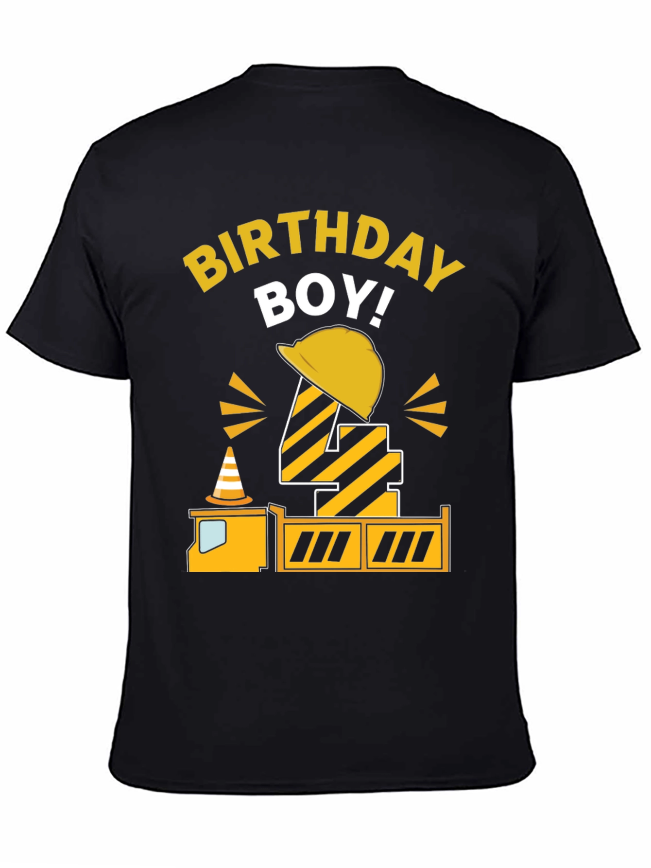 Birthday Boy Construction Theme Shirt