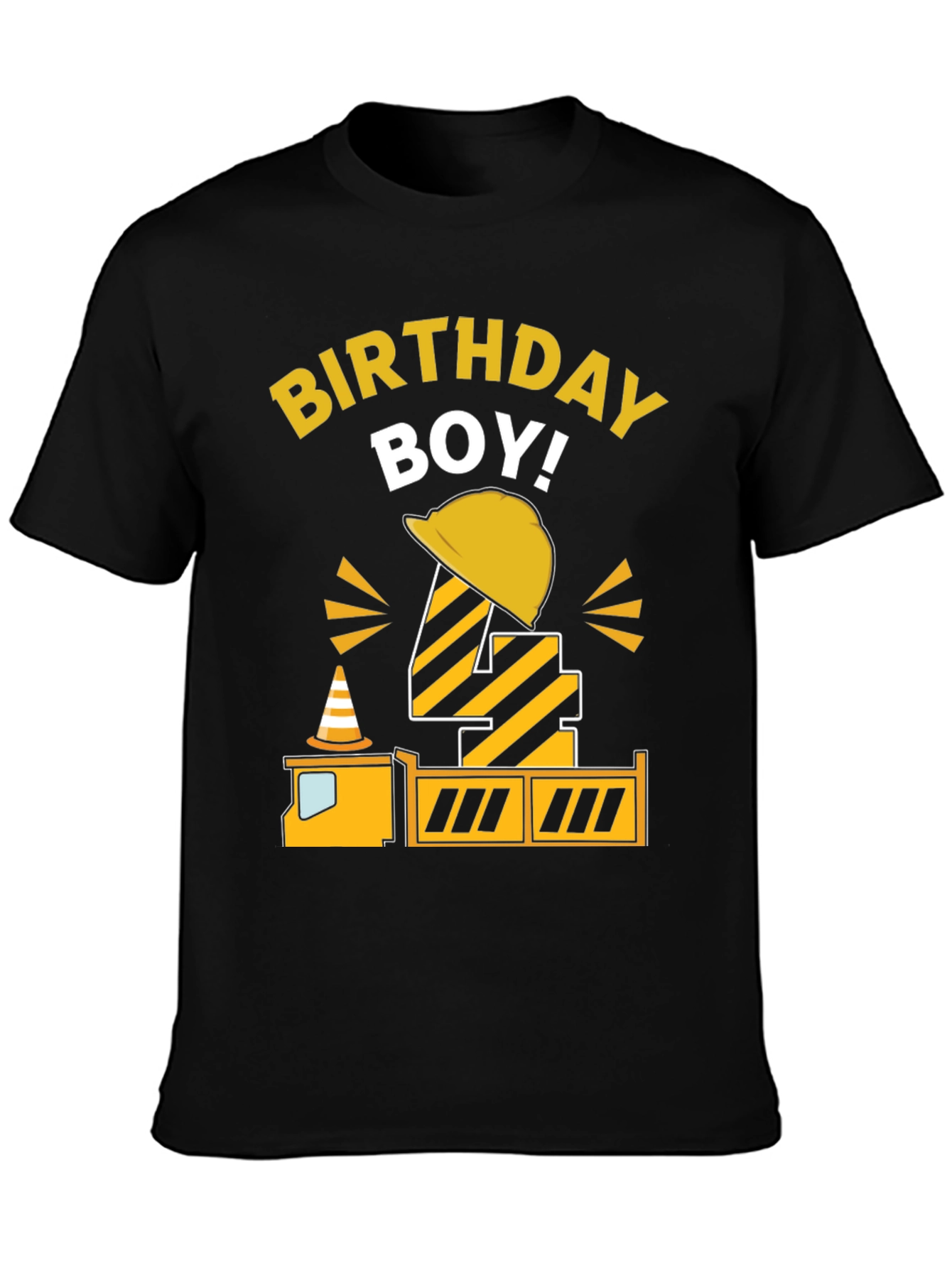 Birthday Boy Construction Theme Shirt