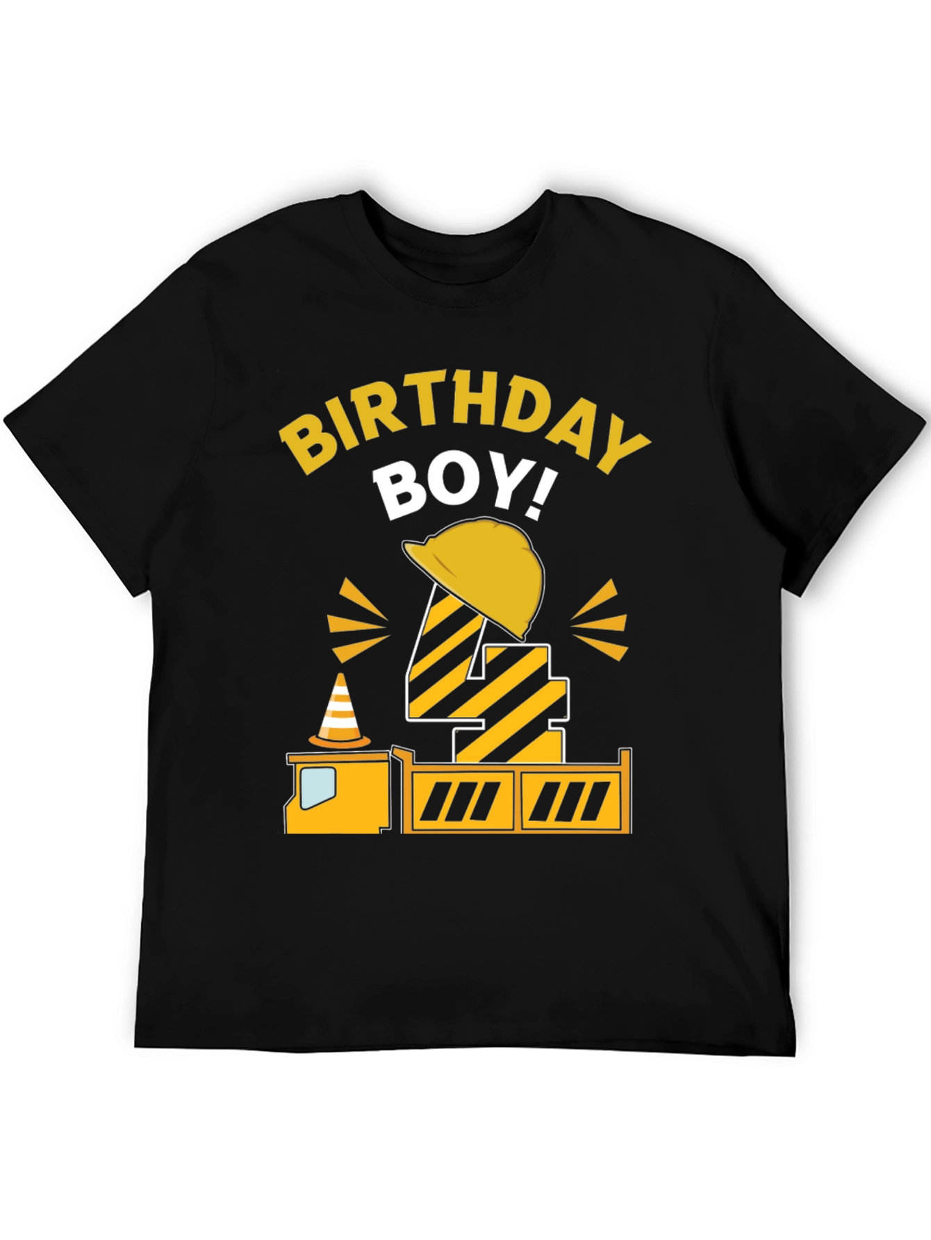 Birthday Boy Construction Theme Shirt