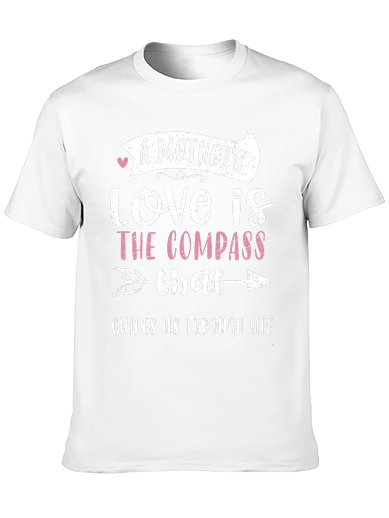 Mothers Love Compass Graphic Tee - Black