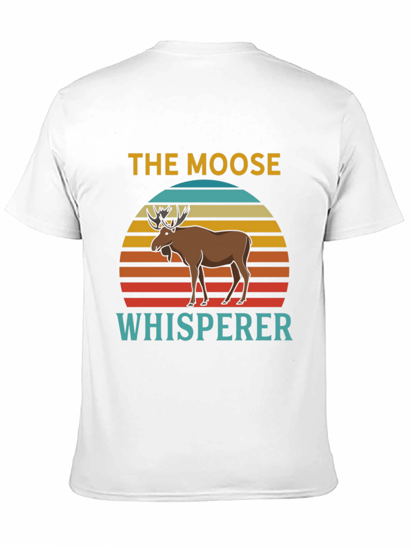 Moose Whisperer Graphic Tee - Retro Style