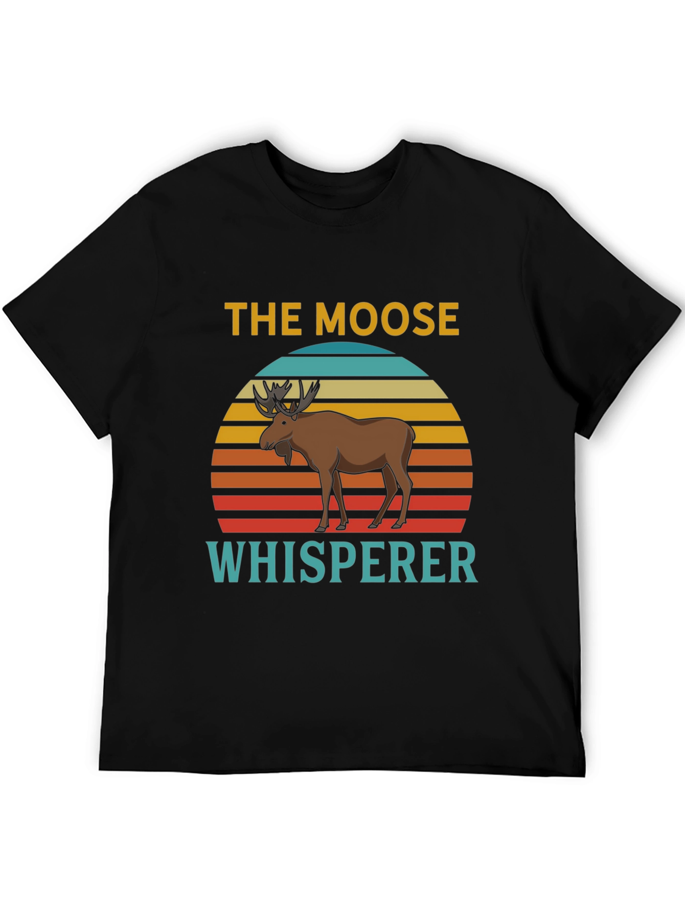Moose Whisperer Graphic Tee - Retro Style