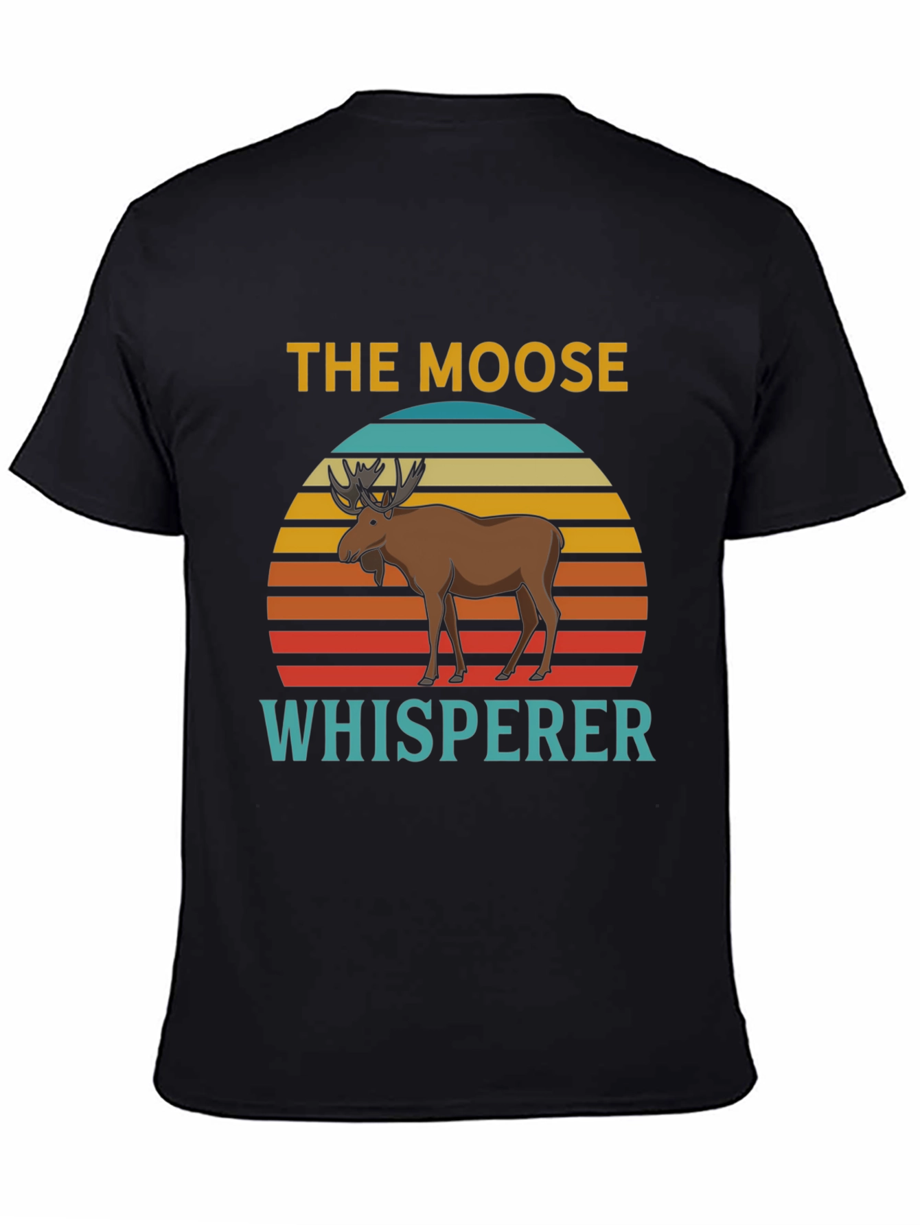 Moose Whisperer Graphic Tee - Retro Style