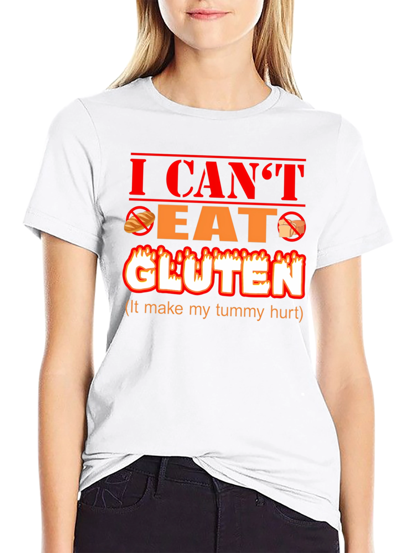 I Cant Eat Gluten Funny T-Shirt