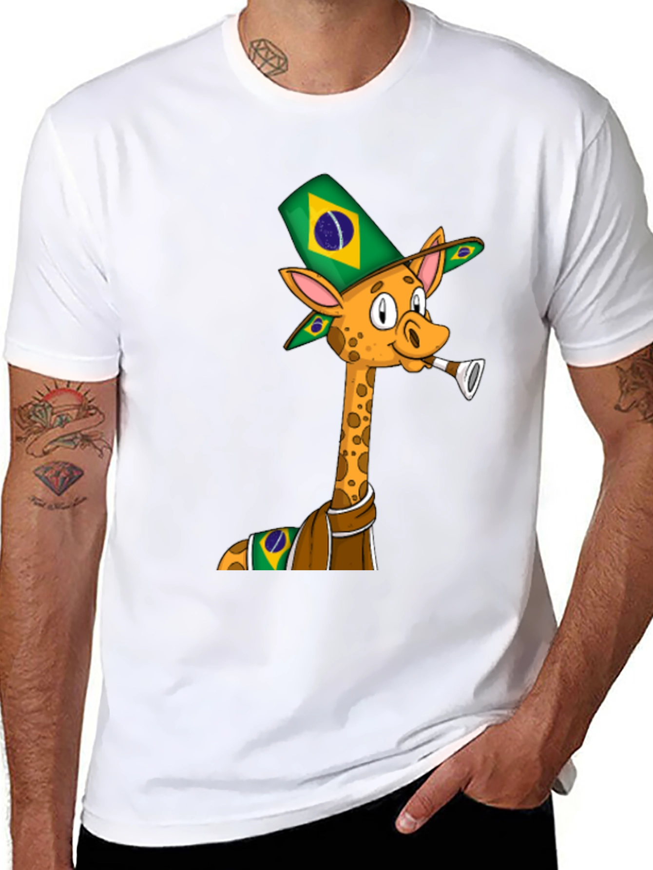 Brazil Giraffe Tee
