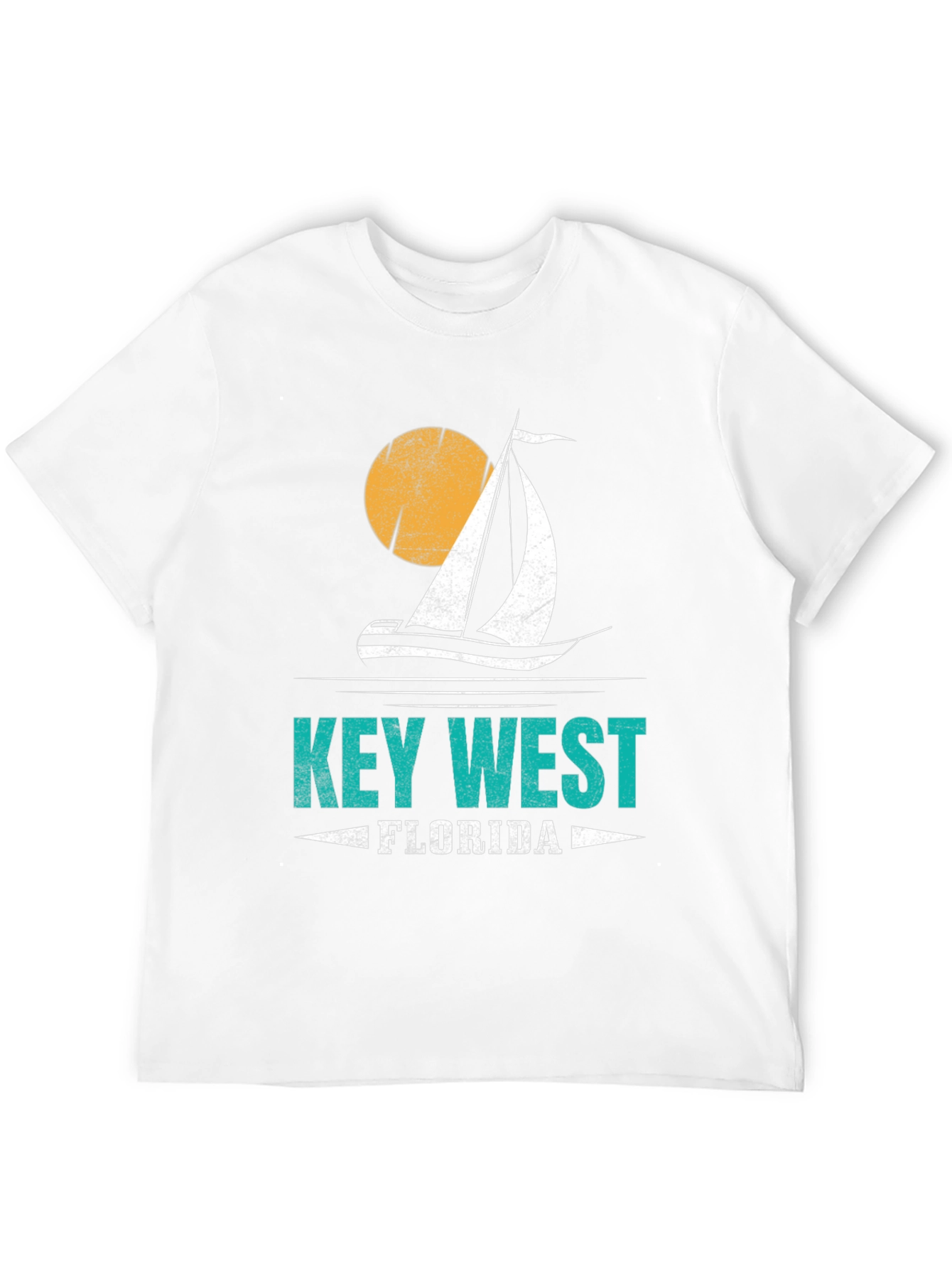 Key West Florida Sailboat Graphic Tee