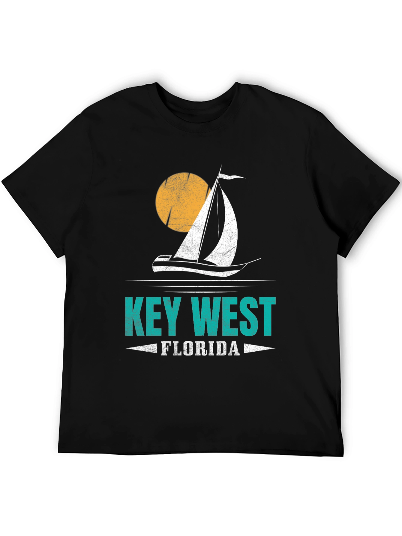 Key West Florida Sailboat Graphic Tee