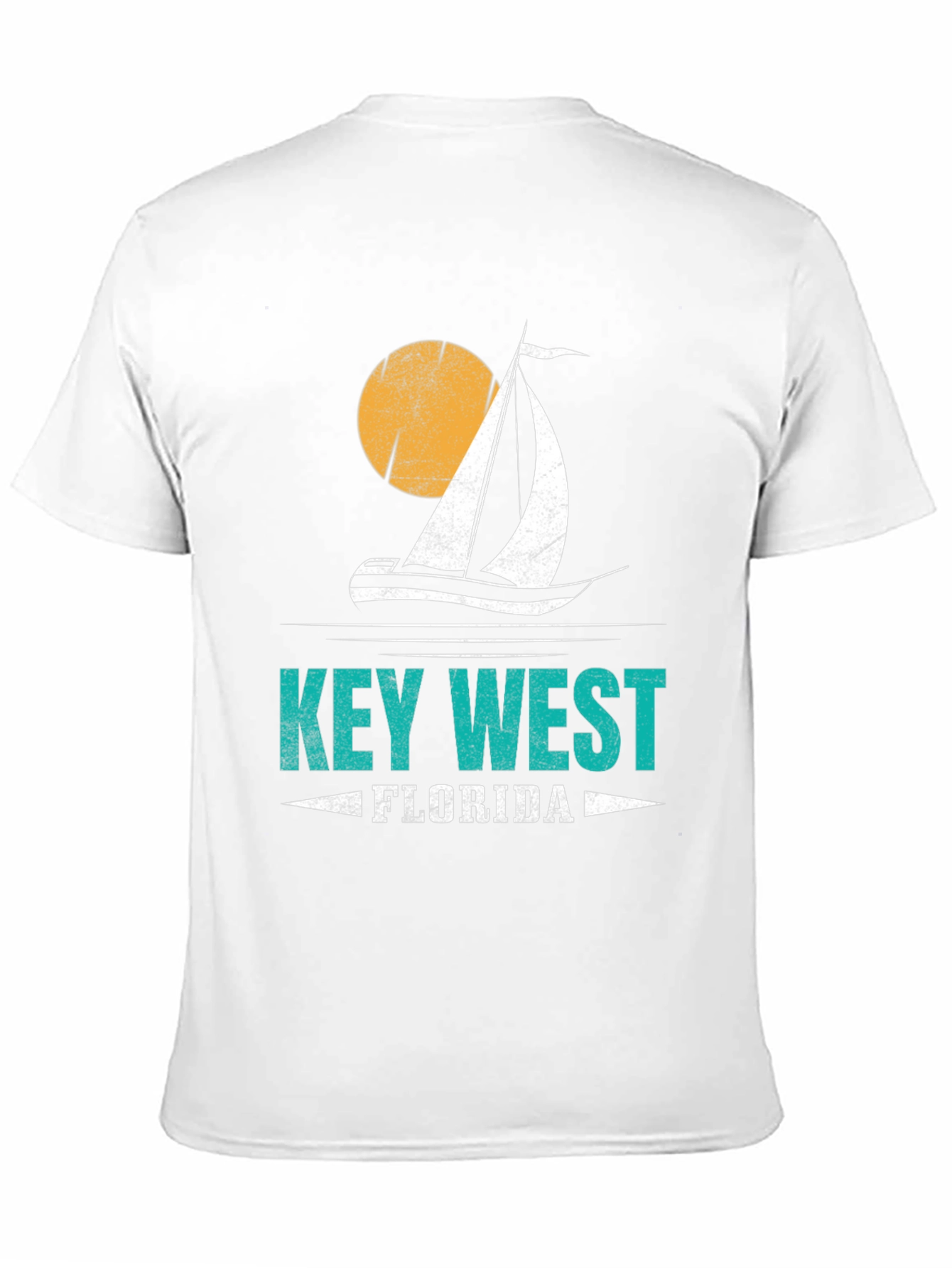 Key West Florida Sailboat Graphic Tee