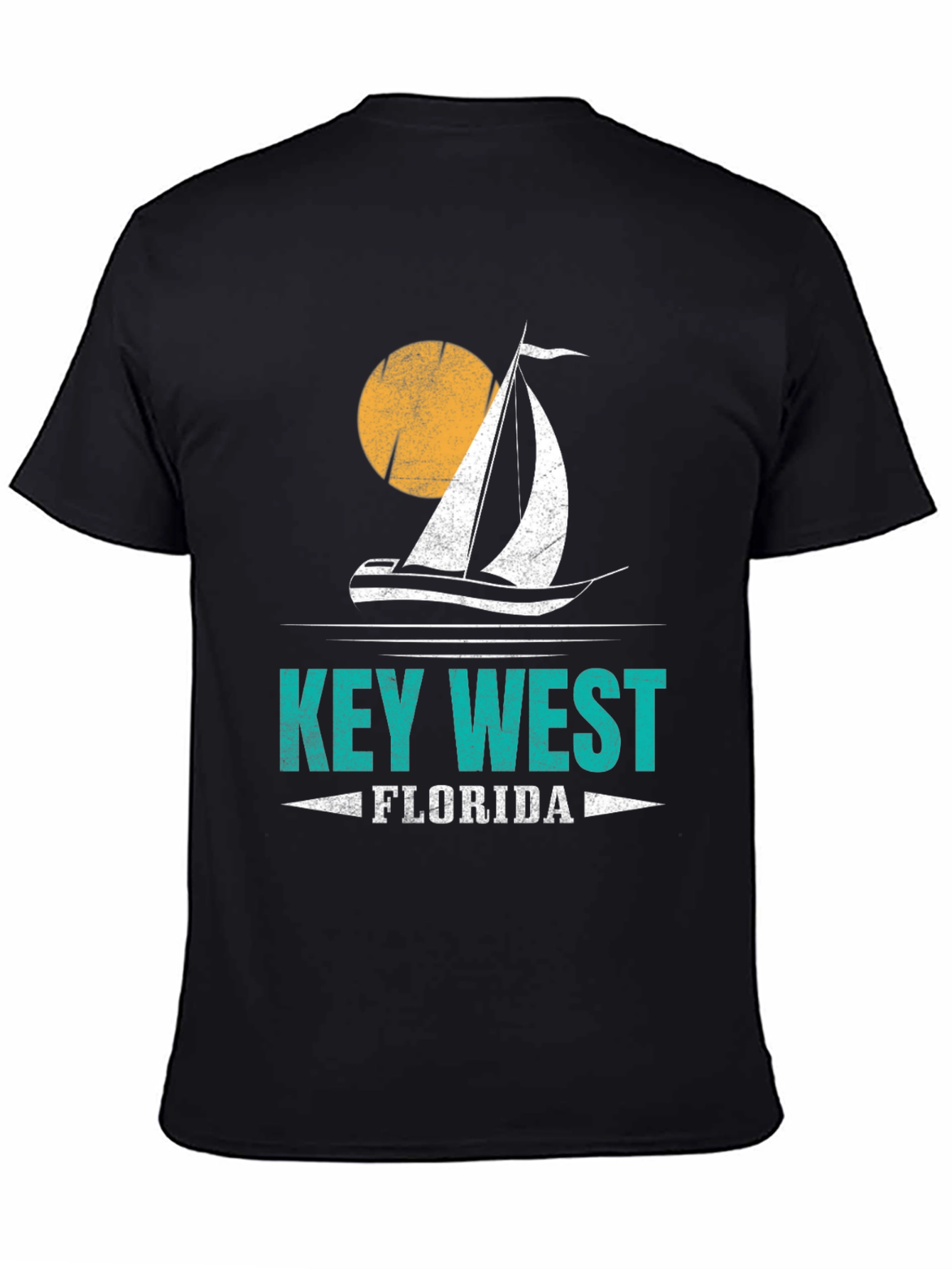 Key West Florida Sailboat Graphic Tee