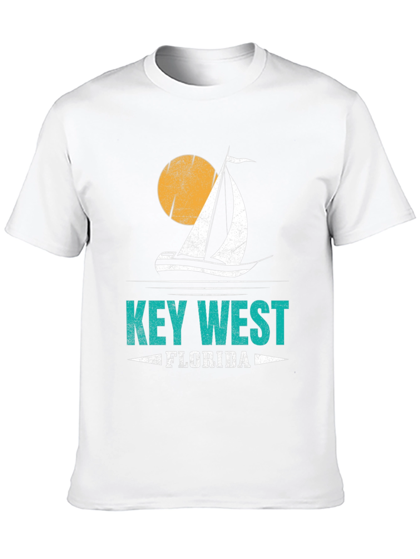 Key West Florida Sailboat Graphic Tee