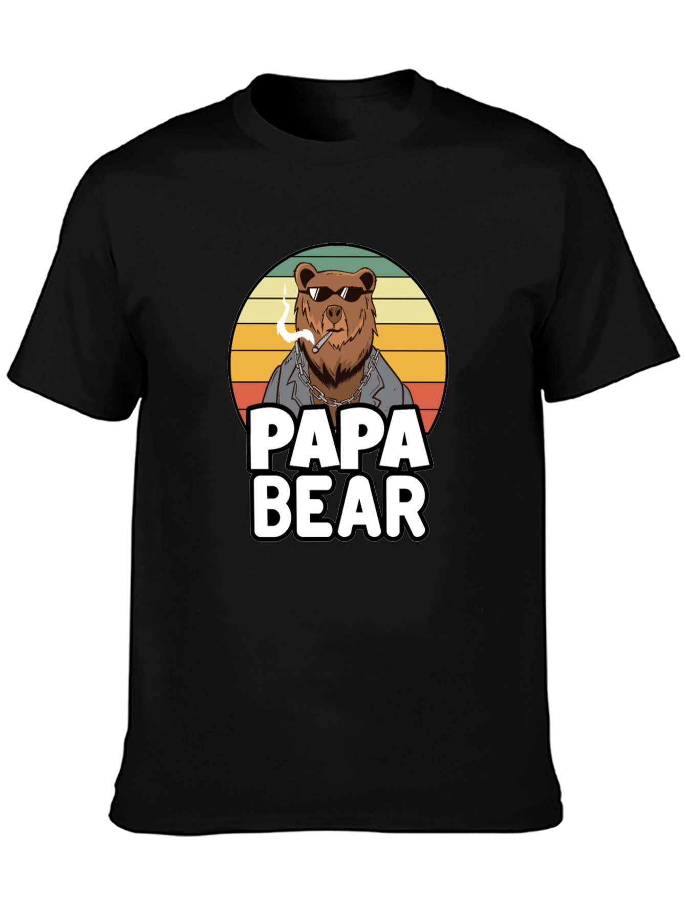 Papa Bear T-Shirt - Cool Bear Design