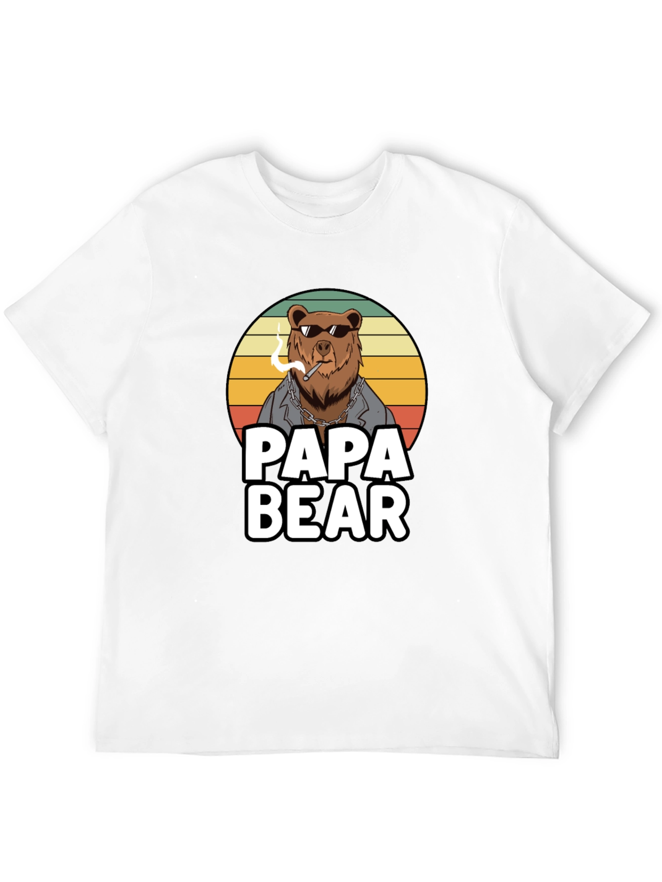 Papa Bear T-Shirt - Cool Bear Design
