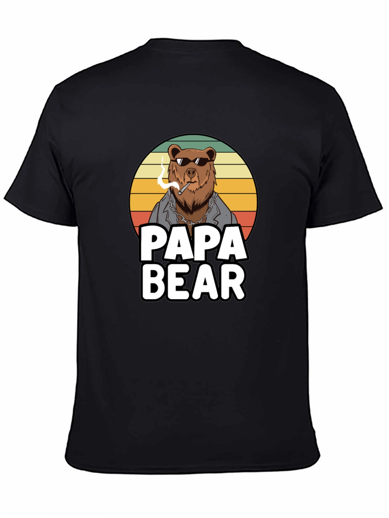 Papa Bear T-Shirt - Cool Bear Design