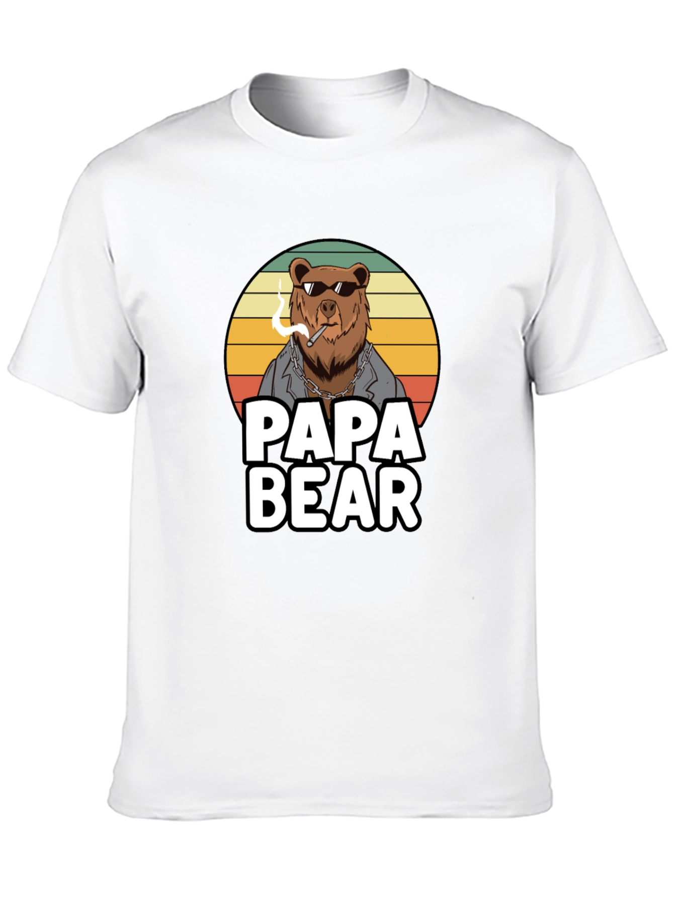 Papa Bear T-Shirt - Cool Bear Design