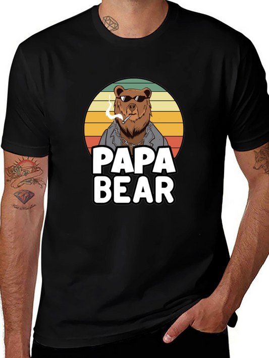 Papa Bear T-Shirt - Cool Bear Design