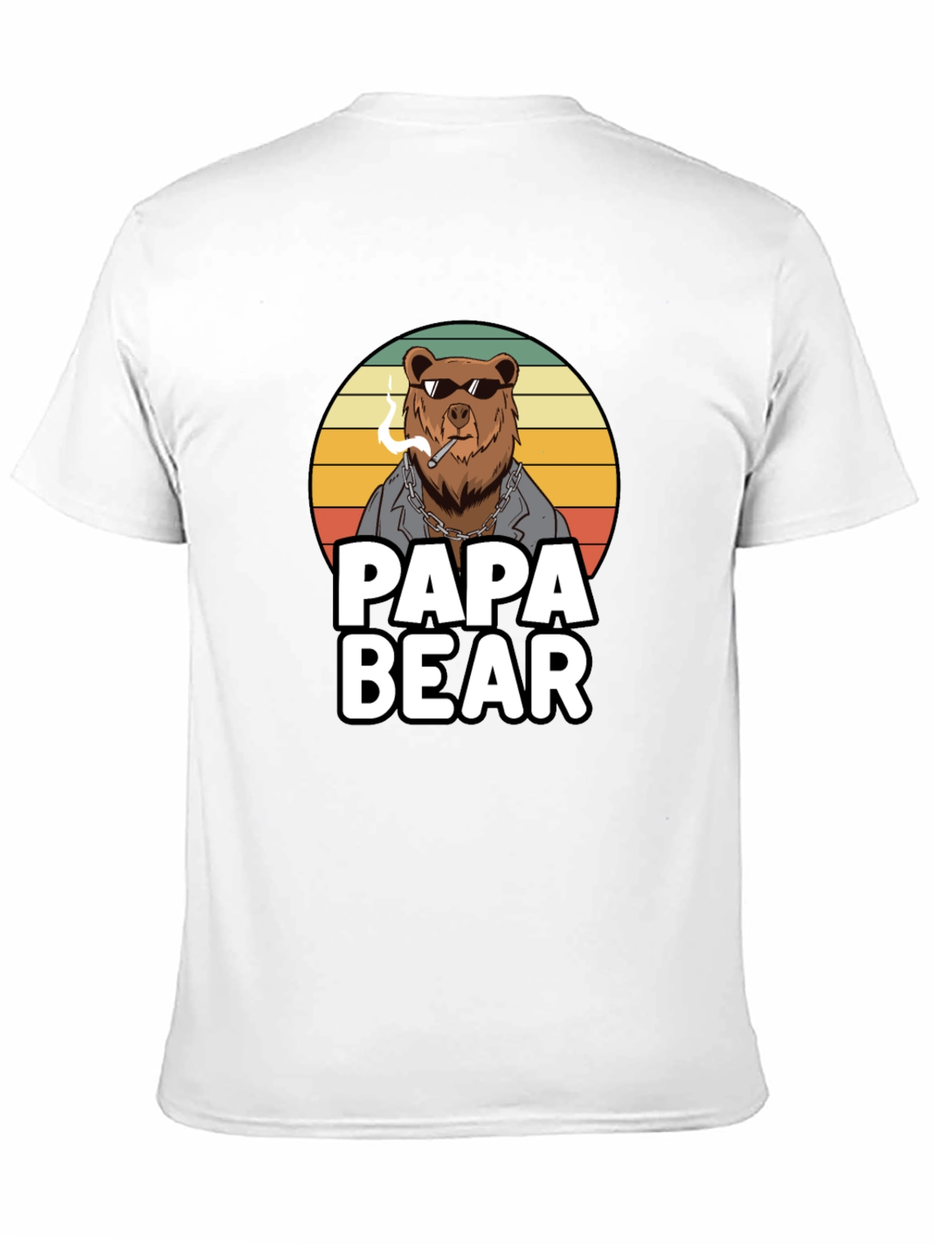 Papa Bear T-Shirt - Cool Bear Design