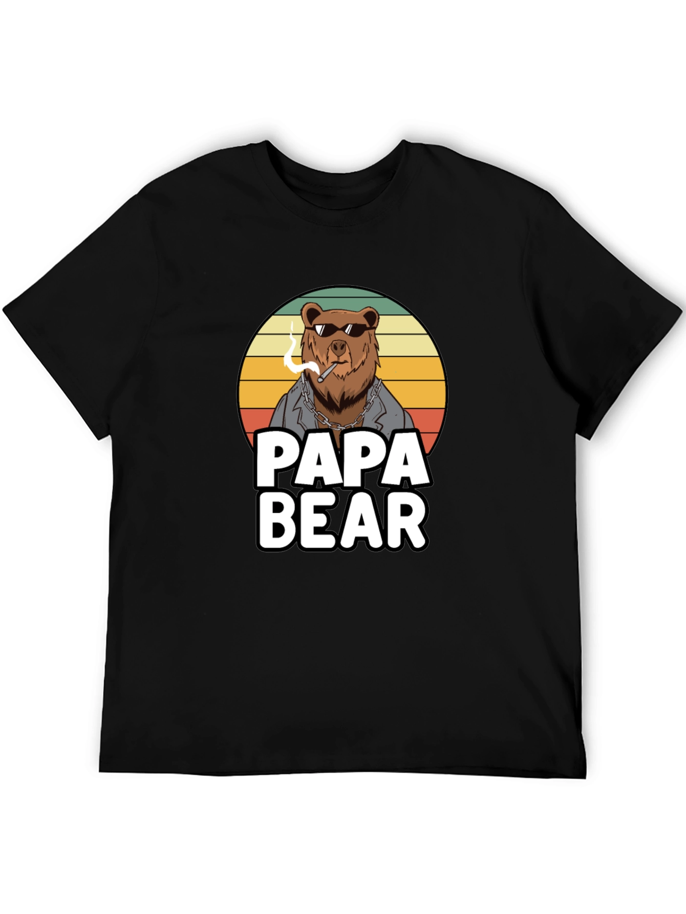 Papa Bear T-Shirt - Cool Bear Design