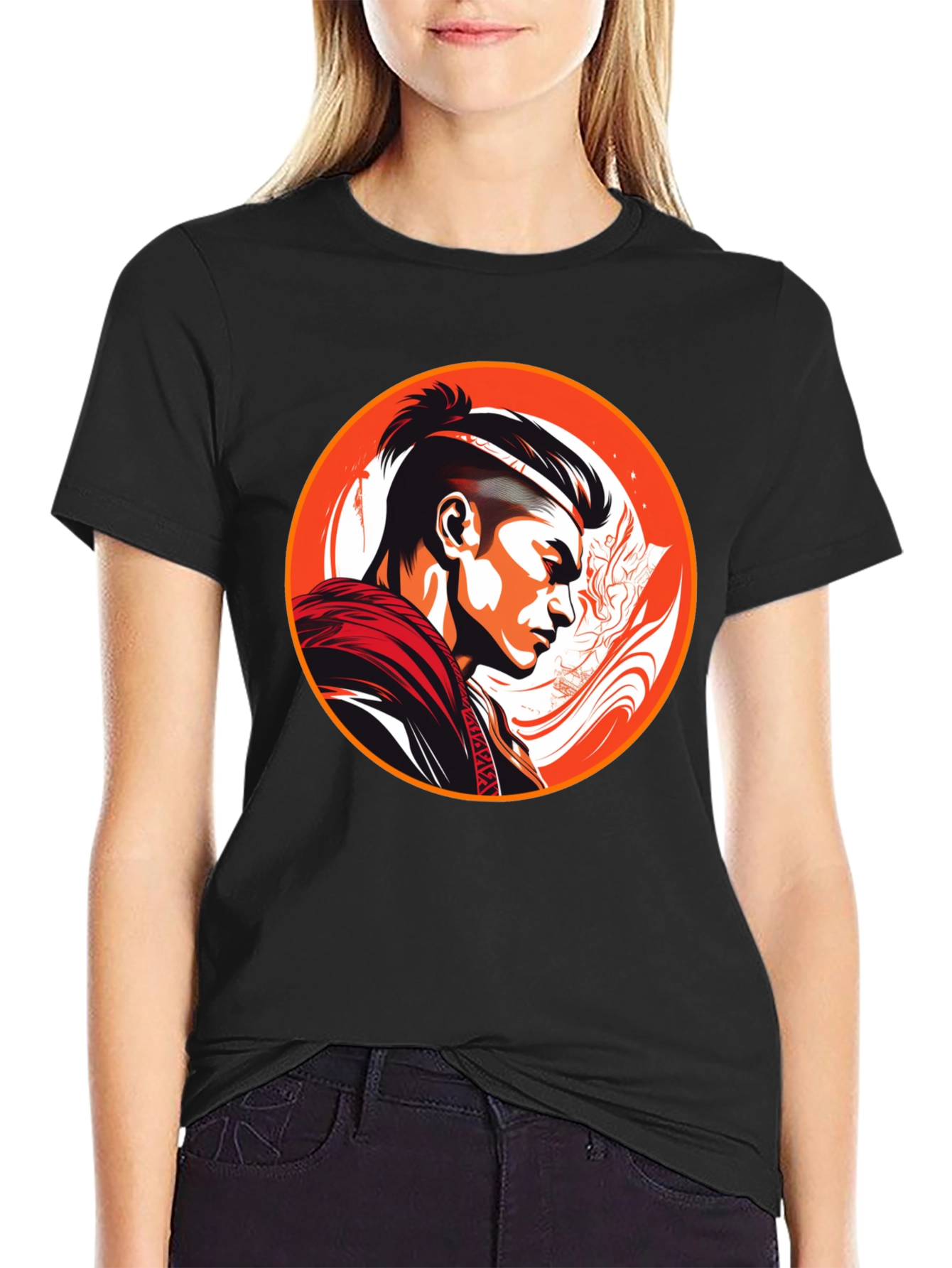 Samurai Warrior Graphic T-Shirt
