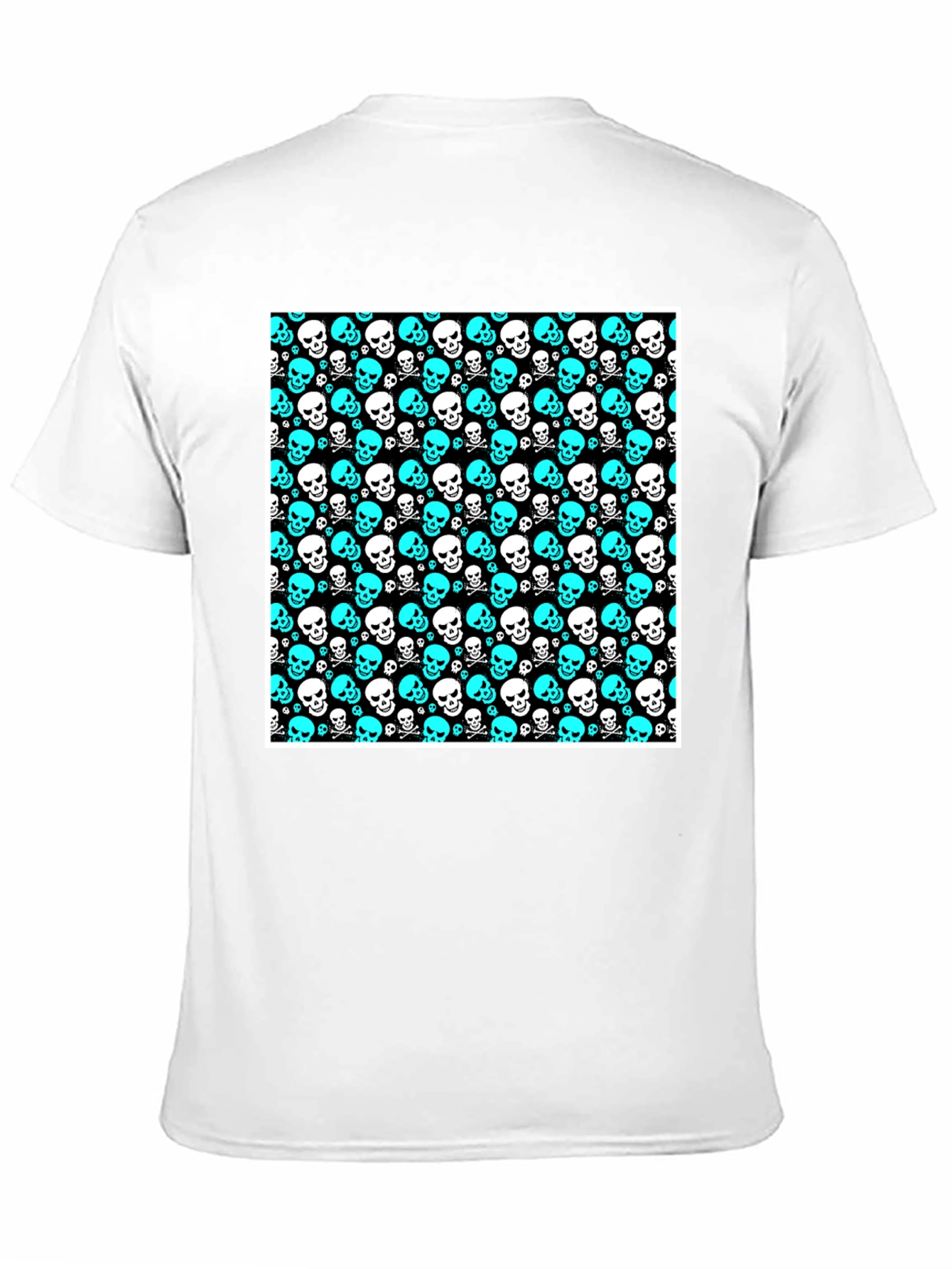 Skull Print Black T-Shirt