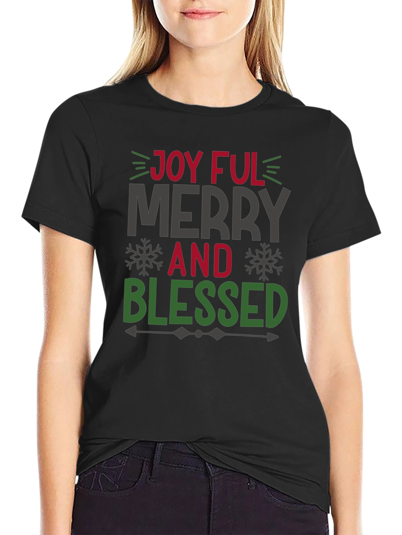 Joyful Merry and Blessed Holiday T-Shirt