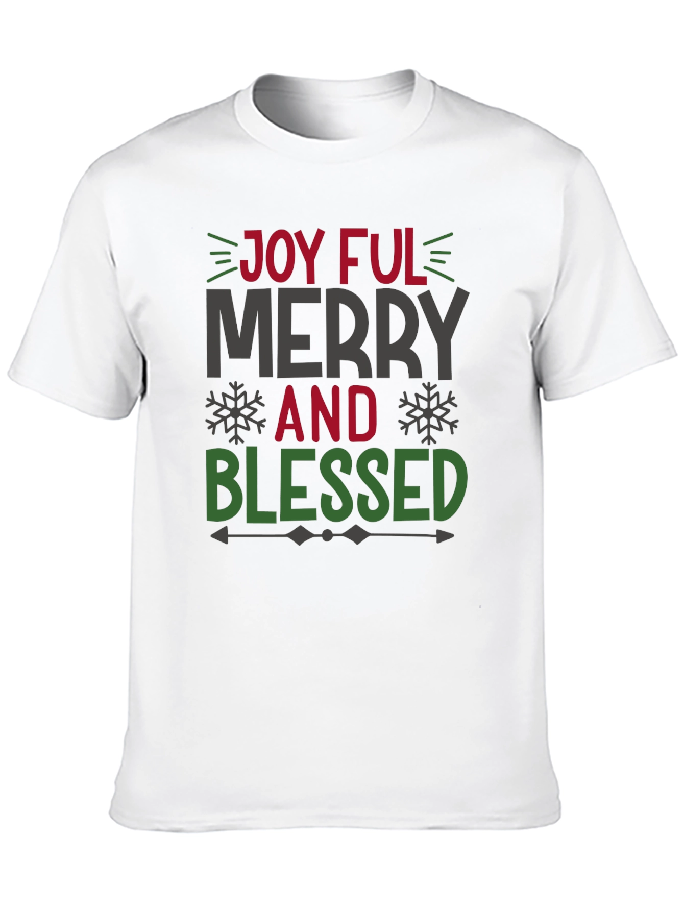 Joyful Merry and Blessed Holiday T-Shirt