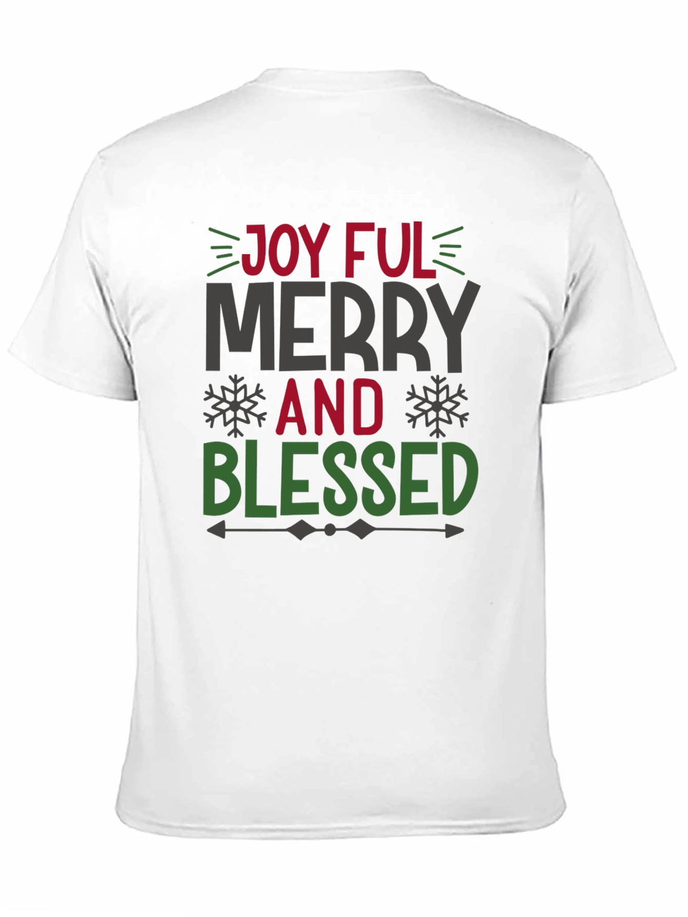 Joyful Merry and Blessed Holiday T-Shirt