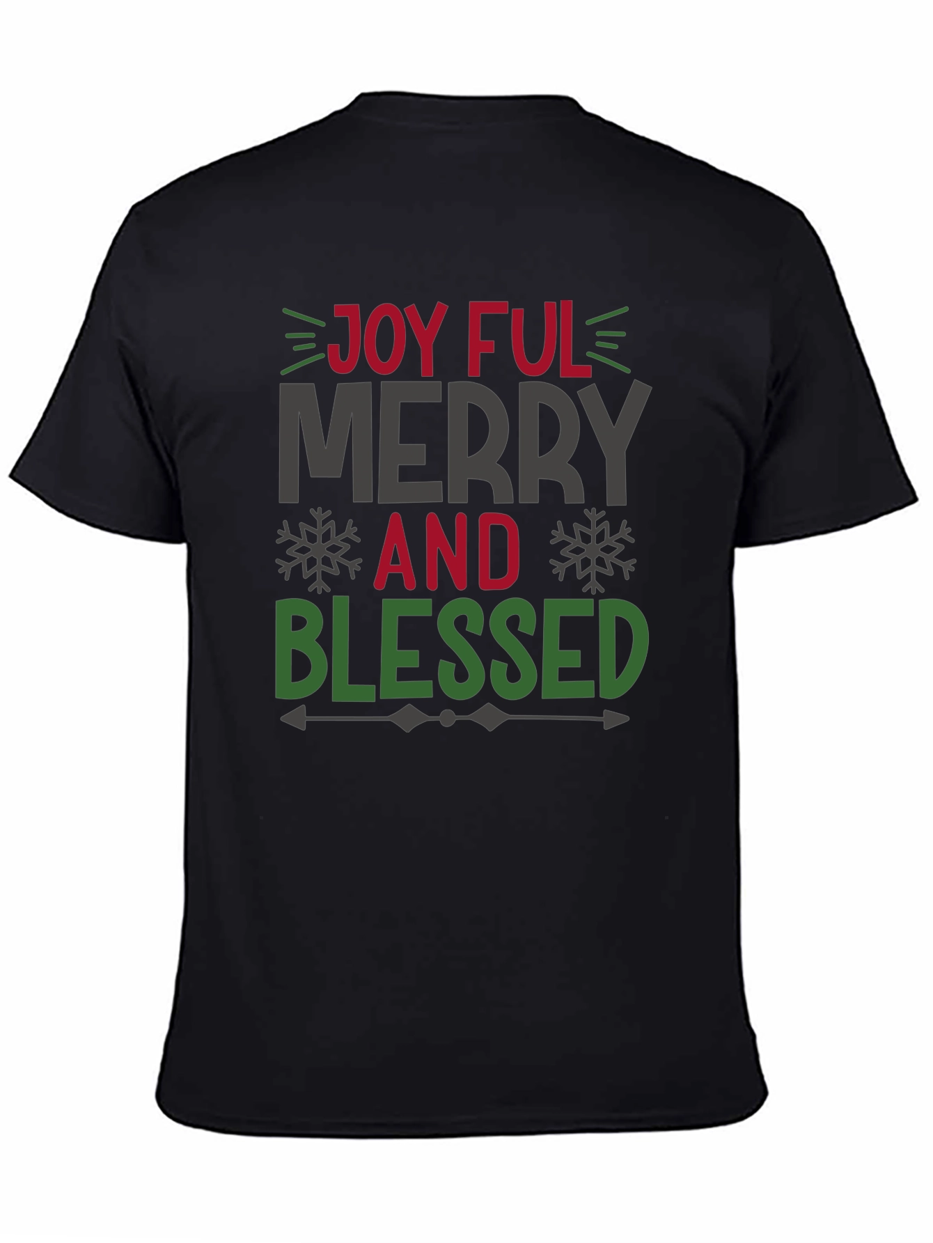 Joyful Merry and Blessed Holiday T-Shirt