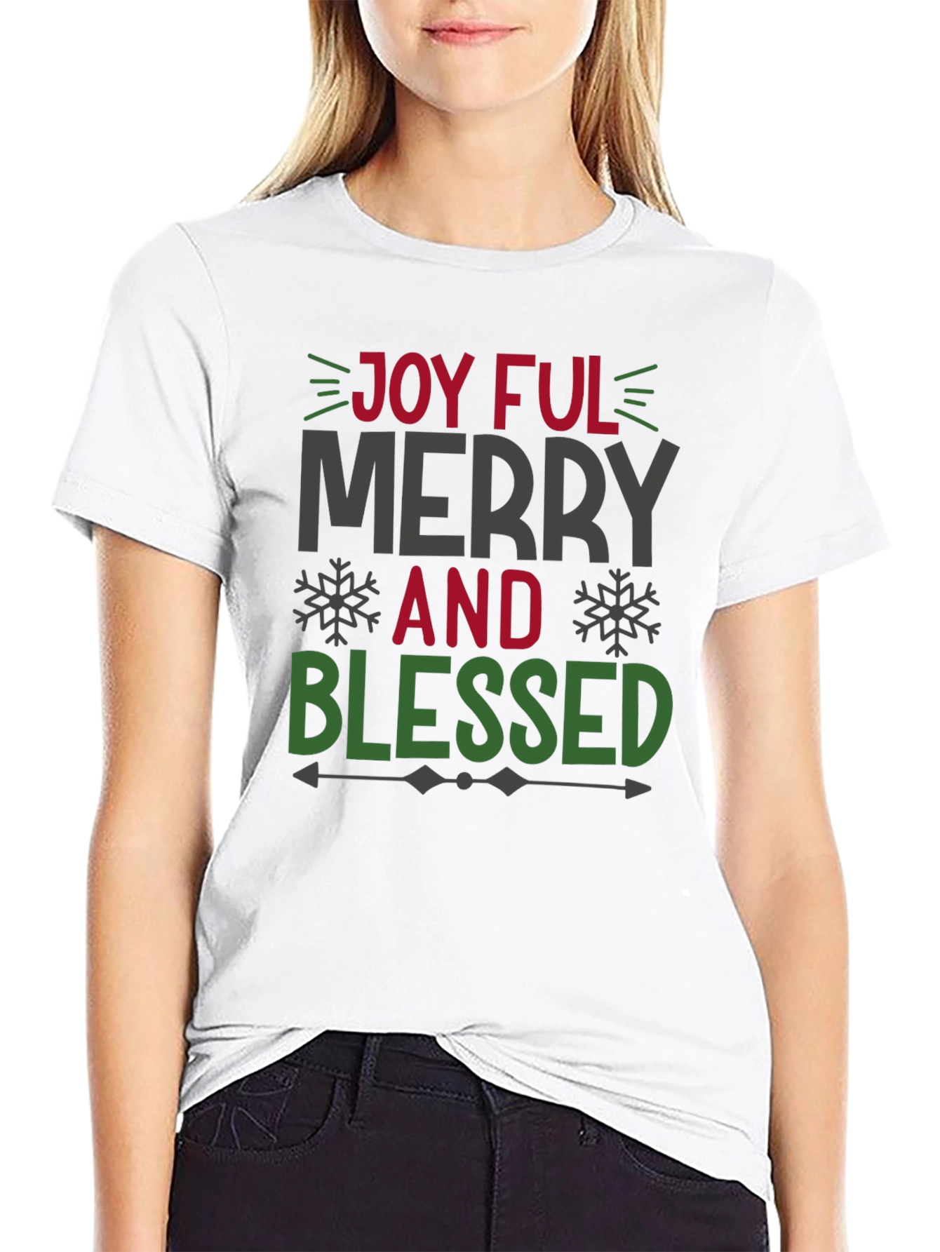 Joyful Merry and Blessed Holiday T-Shirt