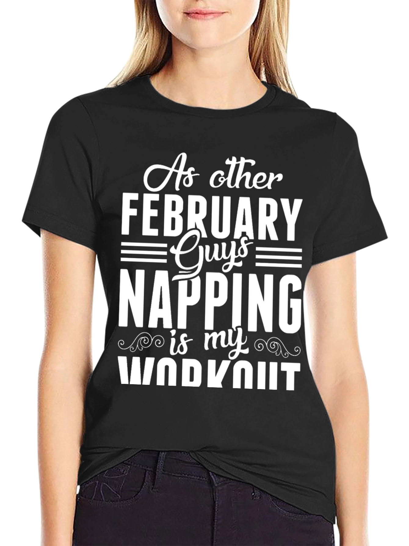 February Guys Napping Workout T-Shirt