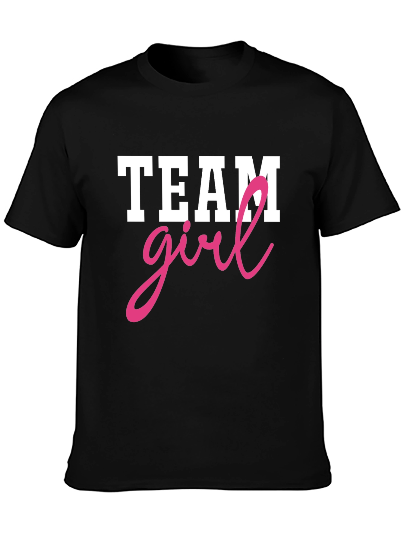Team Girl T-Shirt - Baby Gender Reveal Party