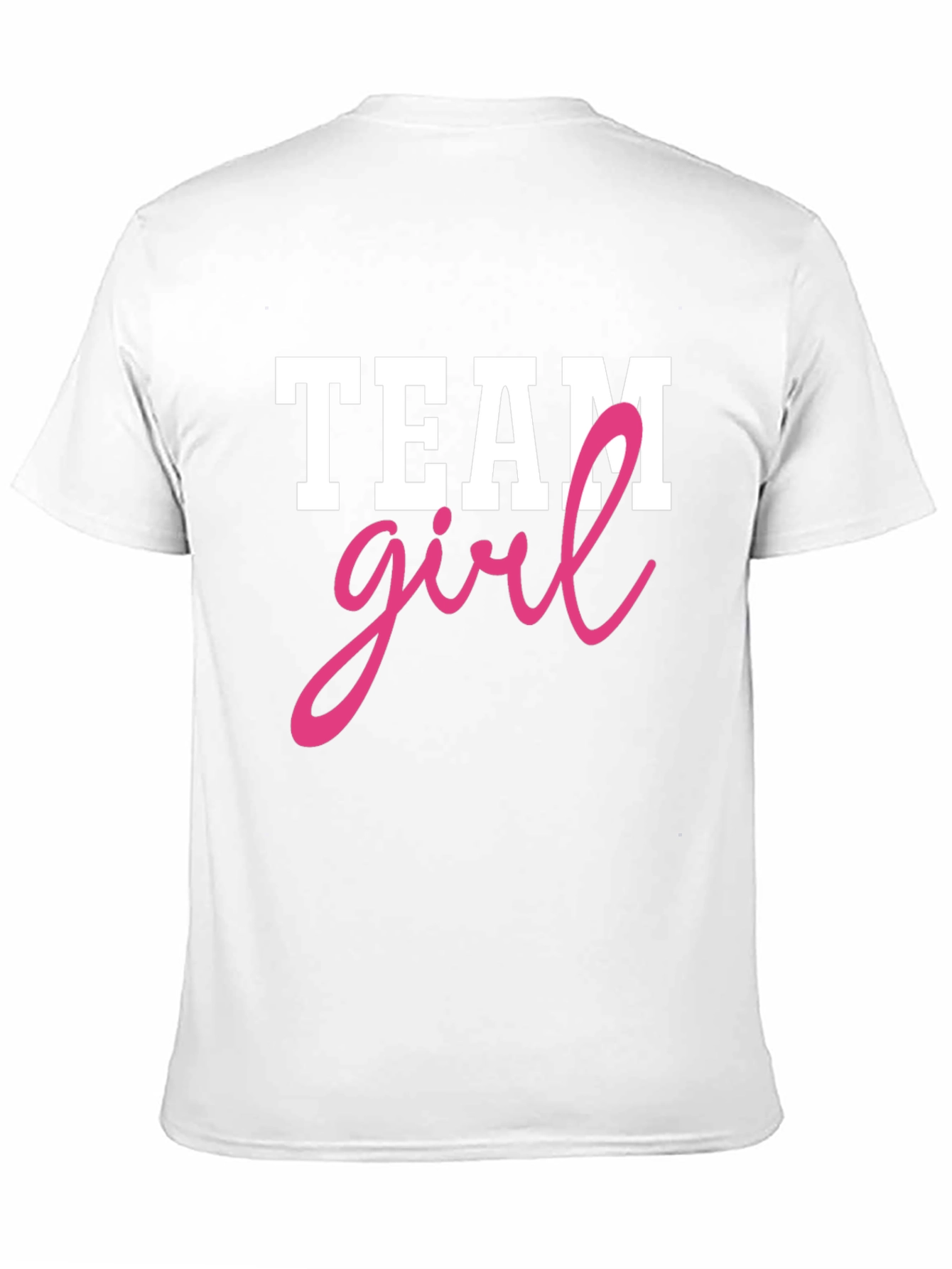 Team Girl T-Shirt - Baby Gender Reveal Party