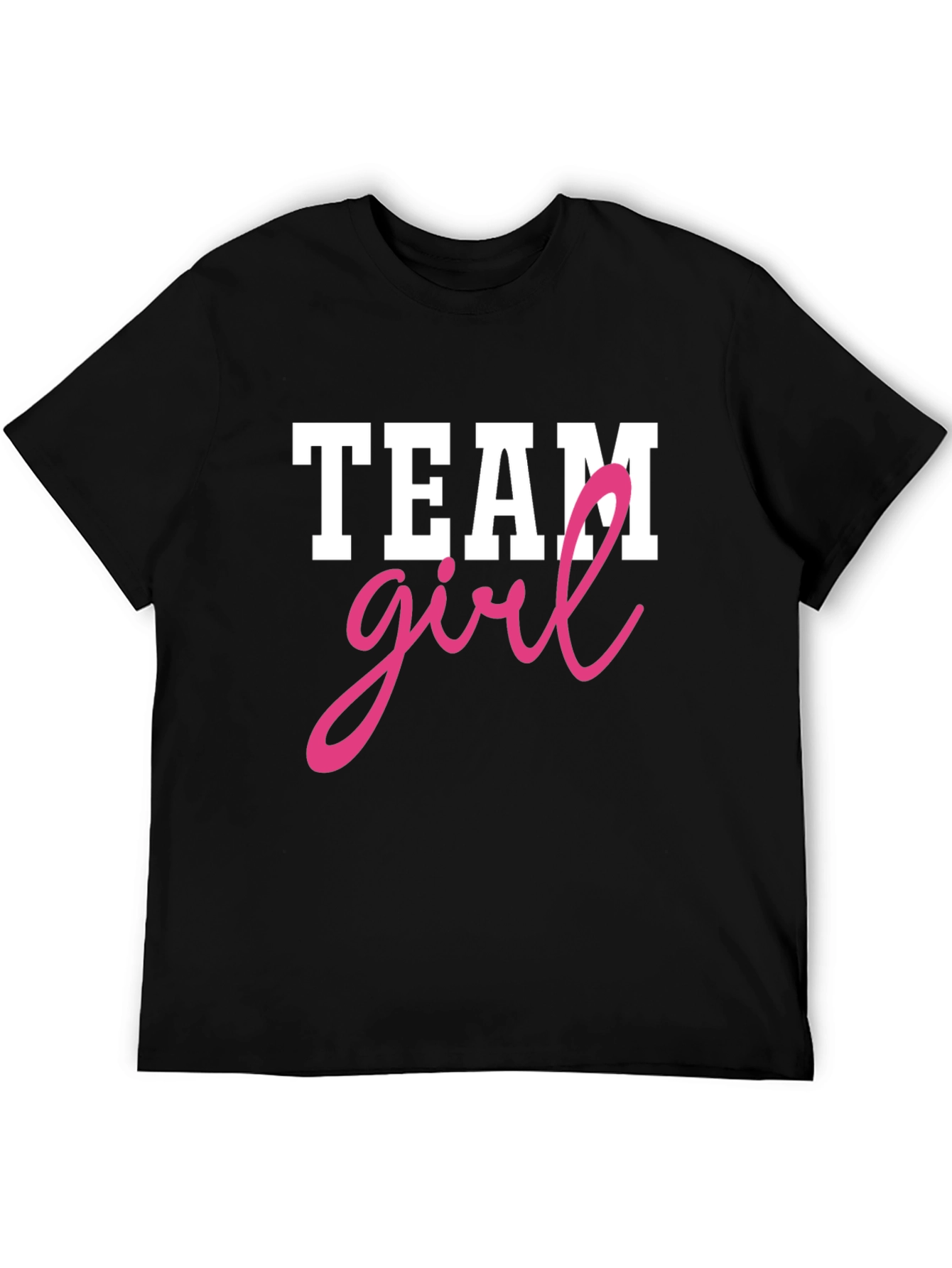 Team Girl T-Shirt - Baby Gender Reveal Party