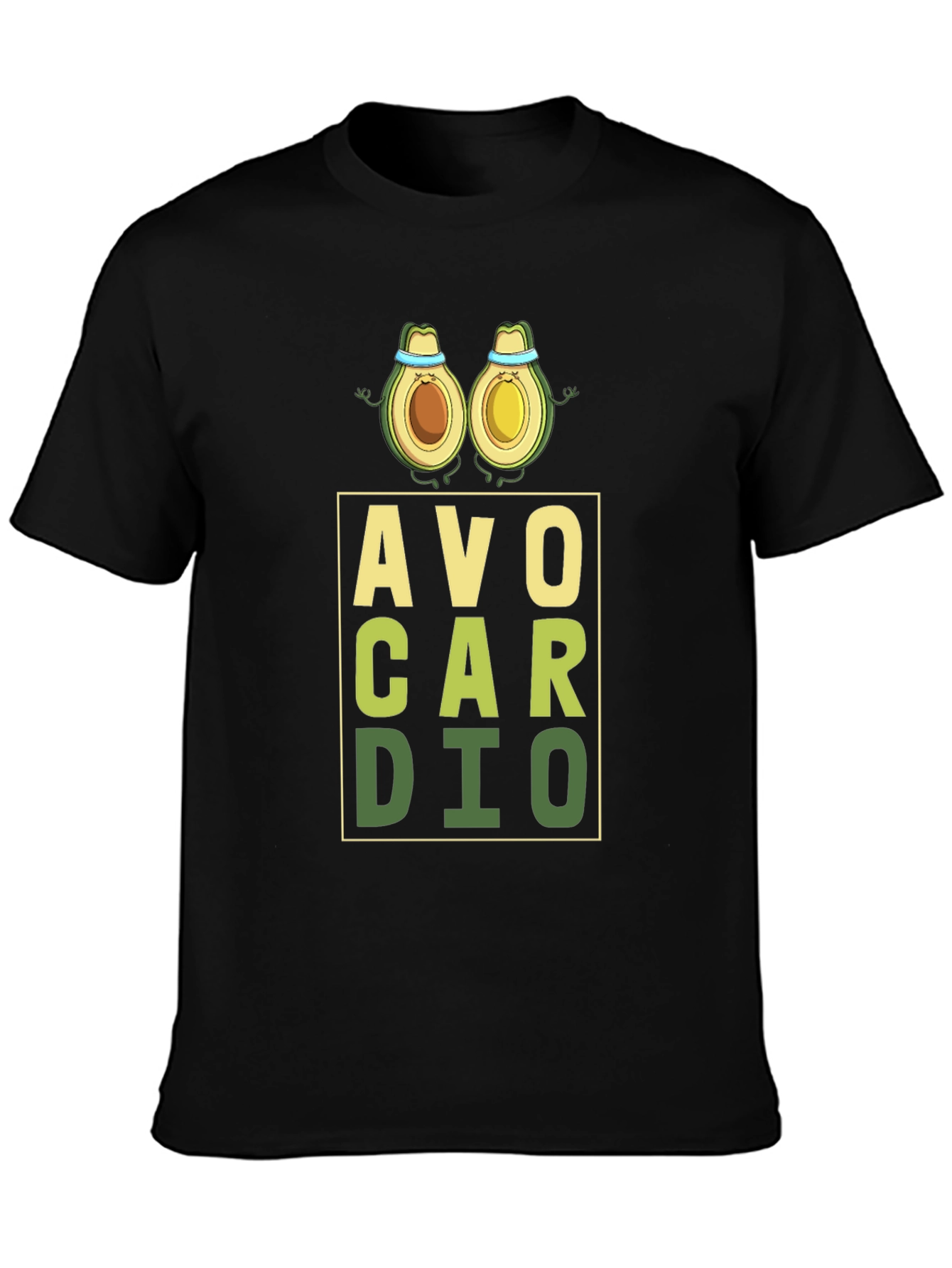 Avo Cardio T-Shirt - Workout Avocado Pun Tee
